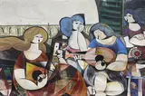 Serliceto' 1979 by Vittorio Maria Di Carlo, oil on canvas, sold Nov 2021