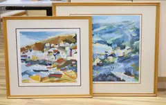 Path to Sennen and Afternoon Colours by Richard Tuff, pencil, sold Nov 2021
