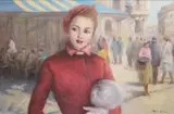 Untitled by Pál Fried, Oil on board, sold Oct 2021