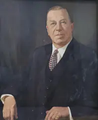 Portrait of a gentleman by Howard Barron, oil on canvas, sold Oct 2021