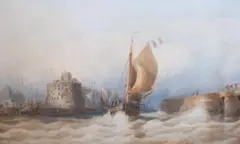 Untitled by Richard Henry Nibbs, watercolour, sold Oct 2021