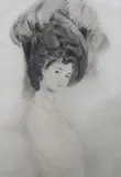 Untitled by Edgar Chahine, Drypoint etching with aquatint, offered Oct 2021