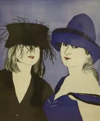 Hat Box suite by David Remfry, etching, sold Oct 2021