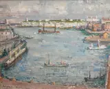 Bognor Regis by Frank Budgen, oil on board, sold Oct 2021