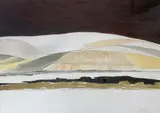 Landscape by Helen Moggridge, watercolour, offered Oct 2021