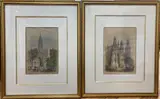 Strasbourg & Evreux, monogrammed and dated 1890, 24 x 17cm by Edwin Thomas Dolby, 1890, watercolor, sold Oct 2021