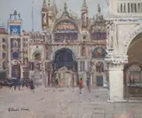 Untitled by Richard Price, oil on board, sold Oct 2021