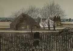 Artist's proof lithograph by Robert Tavener, lithograph, sold Oct 2021