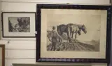 Drypoint etching by Frank Brangwyn, etching, sold Oct 2021