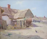 Untitled by René-Louis Chrétien, Oil on canvas signed, sold Oct 2021