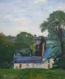 Untitled by René Thomsen, Oil on canvas, sold Oct 2021
