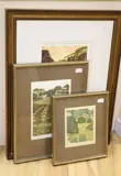 Comprising 'The Arrival of the Man from by Simon Palmer, pencil, sold Oct 2021