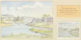 British, an estuary view with boats, shown together with the limited edition print no 1/600 by Ken. W. Burton, print, offered Feb 2023