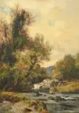 Lleder Bridge, Bettws-Y-Coed by Richard Gay Somerset, oil on canvas, offered Jan 2023