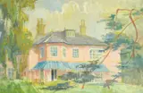 The Appelbee's House by Margaret Thomas, oil on board, sold Jan 2023