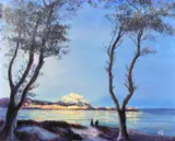European by V... Lee, oil on board, offered Jan 2023