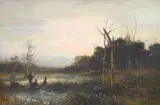 A Frosty Morning by Frederick Stuart Richardson, oil on canvas, offered Jan 2023