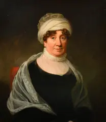 British, a portrait of a lady by Michael Keeling, 1819, oil on canvas, sold Jan 2023