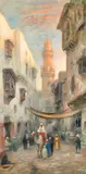 Kairo by Frans Wilhelm Odelmark, oil on canvas, offered Jan 2023