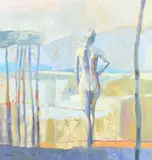 Early Morning Grey by Kirsty Wither, oil on canvas, offered Jan 2023