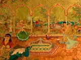 The bead dancers by Anne Dunbar Graham, oil, offered Jan 2023
