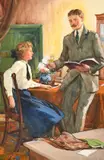 British, 'I'm quite well, thank you Mr Jones, but my attention isn't by Thomas John Overnell, watercolour, sold Jan 2023