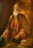 A PORTRAIT OF AN ELDERLY GENTLEMAN, oil on canvas, signed and dated by Abbas Katouzian, 1997, oil on canvas, offered Dec 2022