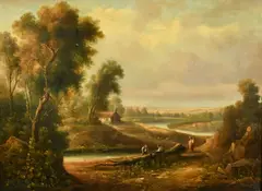 British by Patrick Nasmyth, 1815, oil on canvas, sold Nov 2022