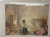 Print - two young women by William Russell Flint limited edition, print, sold Jan 2019