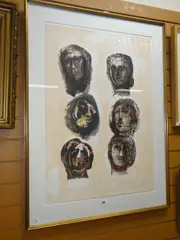 Untitled by Henry Moore limited edition, lithograph, sold Jan 2019