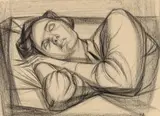 Untitled by Robert Hunter, pencil, sold Dec 2018