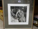 Photographic study of Sir Kyffin Williams RA by Nicholas Sinclair signed limited edition, pencil, sold Dec 2018