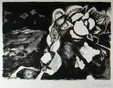 Monochrome lithograph - entitled verso on Gold Mark Gallery by Ceri Richards limited edition, lithograph, offered Dec 2018