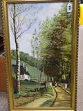 Untitled by Herbert Kinder, oil on board, sold Nov 2018