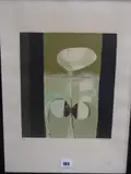 Abstract screen print by Gatto limited edition, print, offered Nov 2018