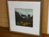 Ty Newydd by Wilf Roberts limited edition, print, sold Oct 2018