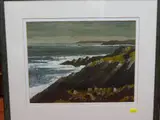 Porth Llechog by Wilf Roberts limited edition, print, sold Oct 2018