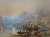 North Wales by Cornelius Pearson, 1852, watercolour, sold Oct 2018