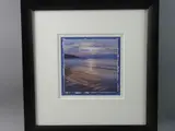 Coloured print - sunset coastal scene by Ulland limited edition, print, sold Oct 2018