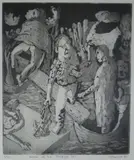 Return of the Prodigal Son by Dexter Dalwood rare limited edition, etching, offered Jul 2018