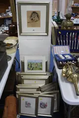 twenty three framed prints of cats, early 20th Century to modern, seven hand by Louis Wain Interest, print (other), sold Oct 2017