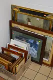 a quantity of colour prints and small modern still life oils on canvas, etc (one box and four loose) by Pictures And Prints, oil, sold Oct 2017