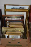 a quantity of prints and paintings, including Dickens characters, Russell Flint, etc (Box and 4 loose) by Pictures And Prints, oil, sold Oct 2017