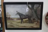 'SILVER SPRING', dapple grey horse in a landscape, oil on canvas, signed and dated by Malise Smith, 1954, oil on canvas, sold Jul 2017