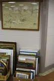 a quantity of prints, two modern oil paintings, facsimile maps, etc (box and seven loose) by Pictures And Prints, oil, sold Jul 2017