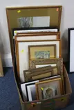 Egyptian landscape with river bridge, camels and pyramids by J.w. Sturge, watercolour, sold Jul 2017