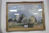 naive rural scene, watercolour, signed and dated 1878, approximately 35cm x 24cm by C. Eyeley, 1878, watercolour, sold Jul 2017