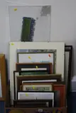 a box of assorted colour prints, including Broadland Windmills, a pencil sketch of a dog, etc (box and seven loose and unframed) by Paintings And Prints, pencil, sold Jul 2017
