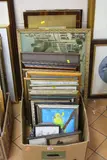 a box of late 20th Century watercolours, assorted prints, etc (box and five loose) by Paintings And Prints, watercolor, sold Jul 2017