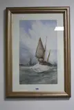 watercolour, Outward Bound, seascape, signed lower left, approximate size by Stewart W, watercolour, sold Jul 2017